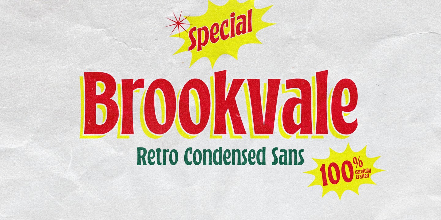 Schriftart Brookvale