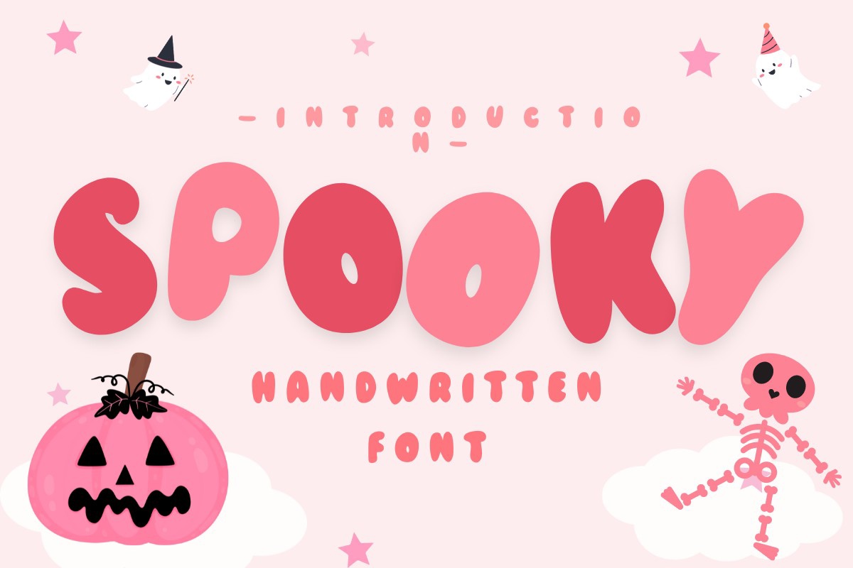 Schriftart Spooky