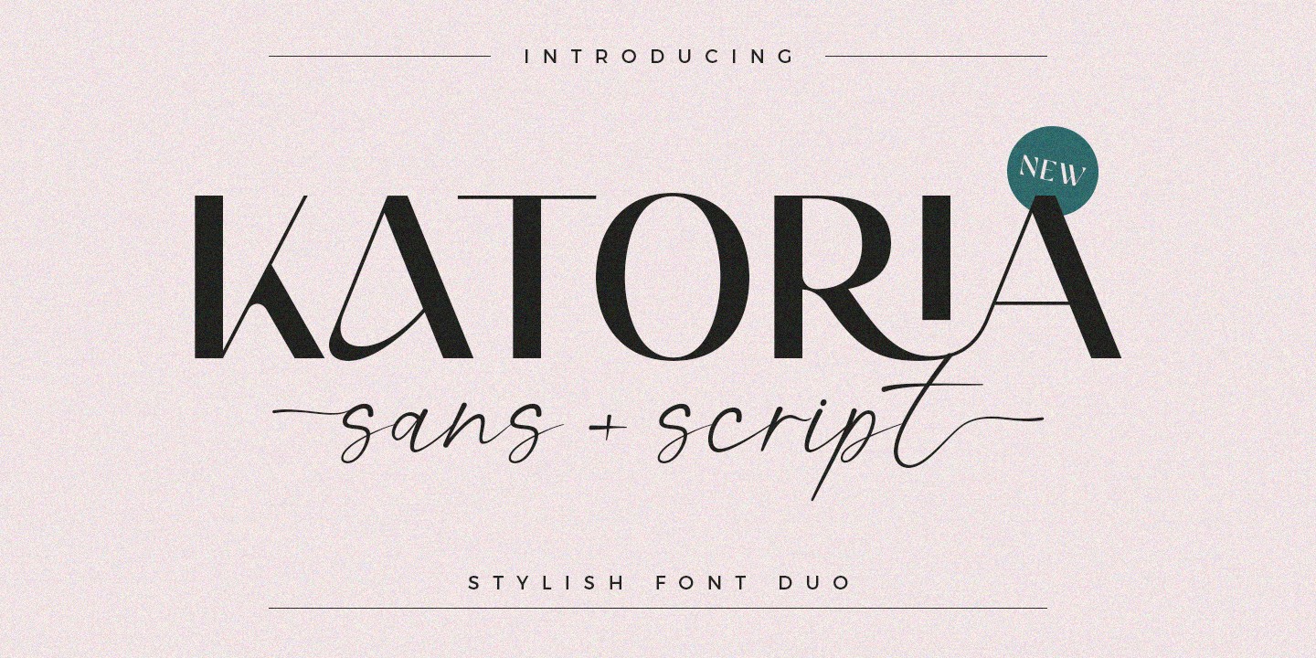 Schriftart Katoria Sans