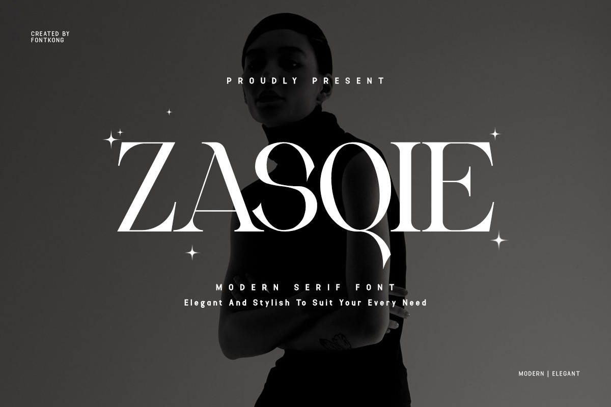 Schriftart Zasqie