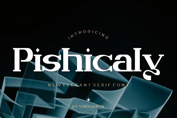 Schriftart Pishicaly