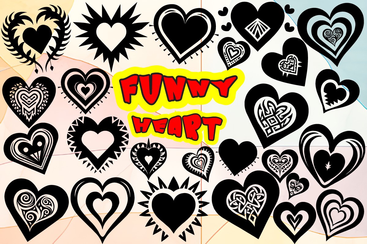 Schriftart Funny Heart