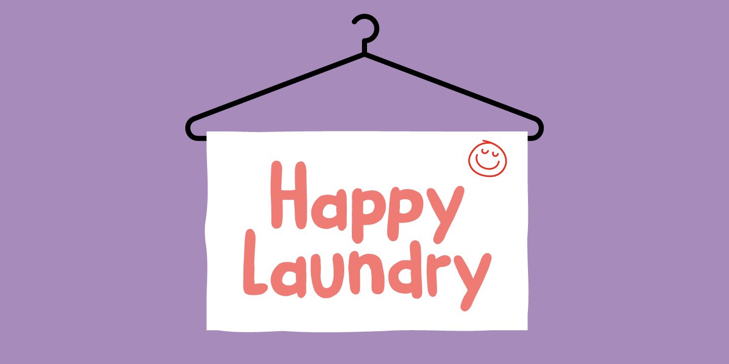 Schriftart Happy Laundry