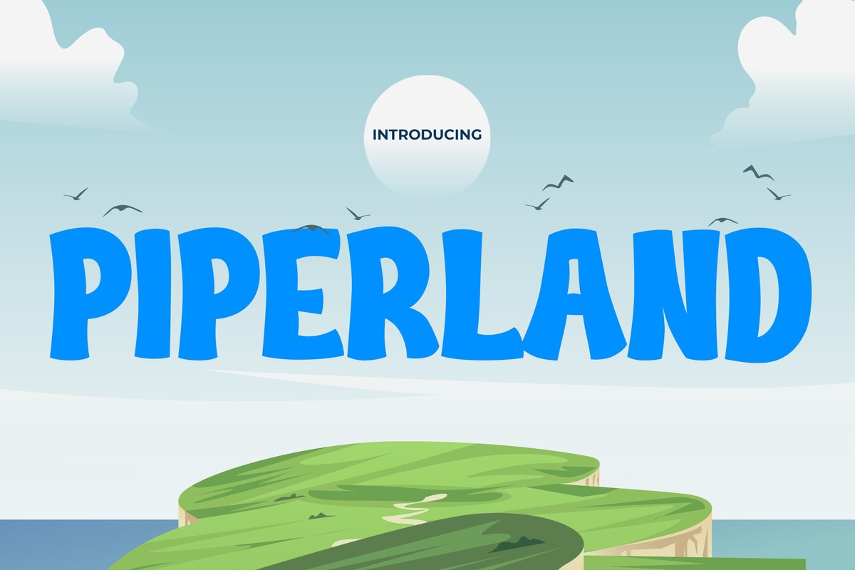 Schriftart Piperland