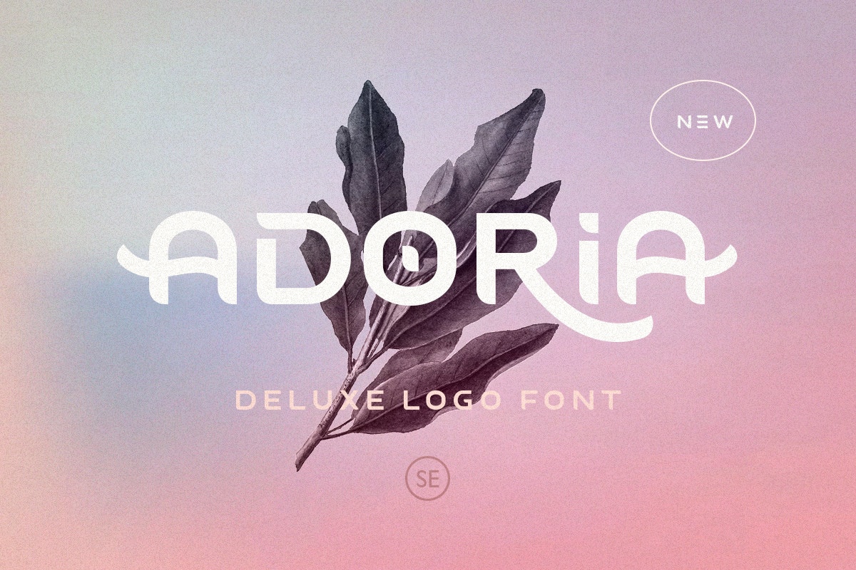 Schriftart Adoria