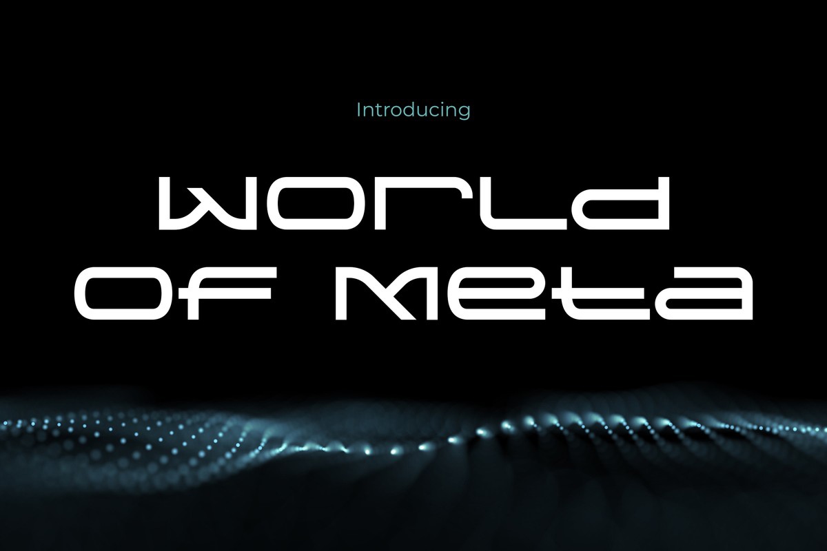 Schriftart World of Meta