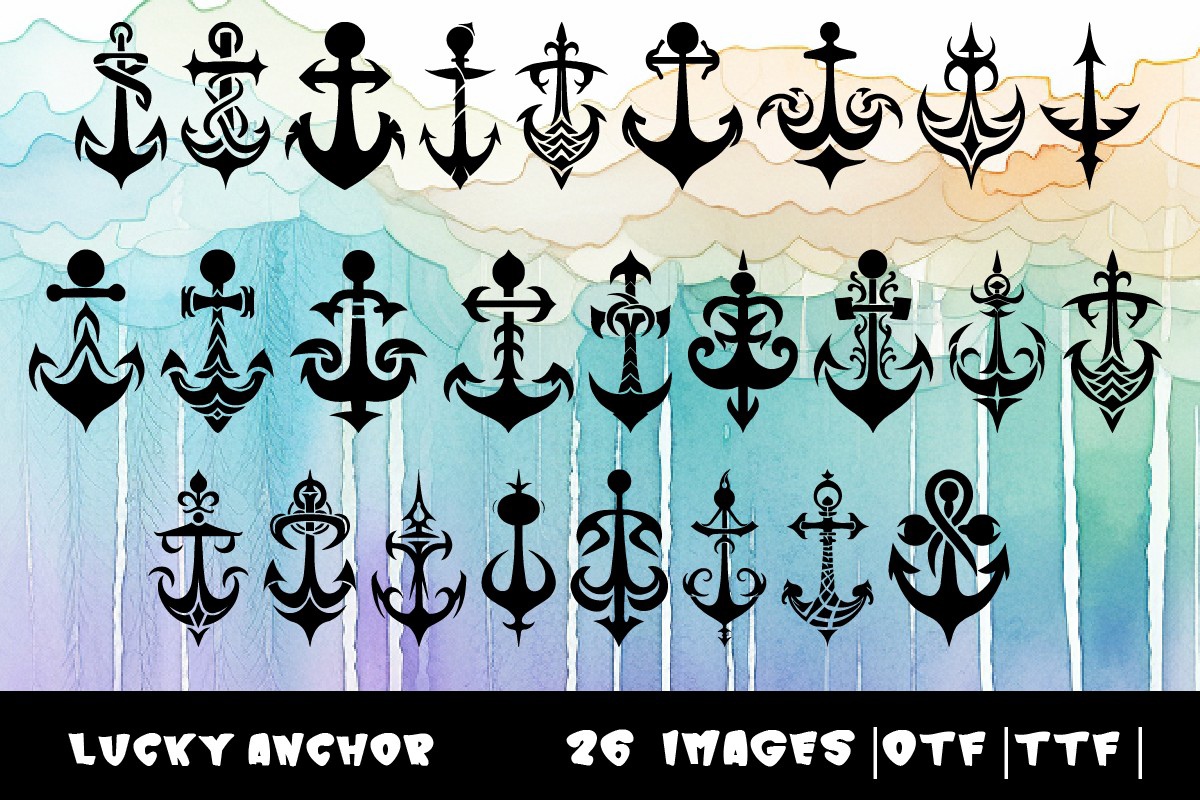 Schriftart Lucky Anchor