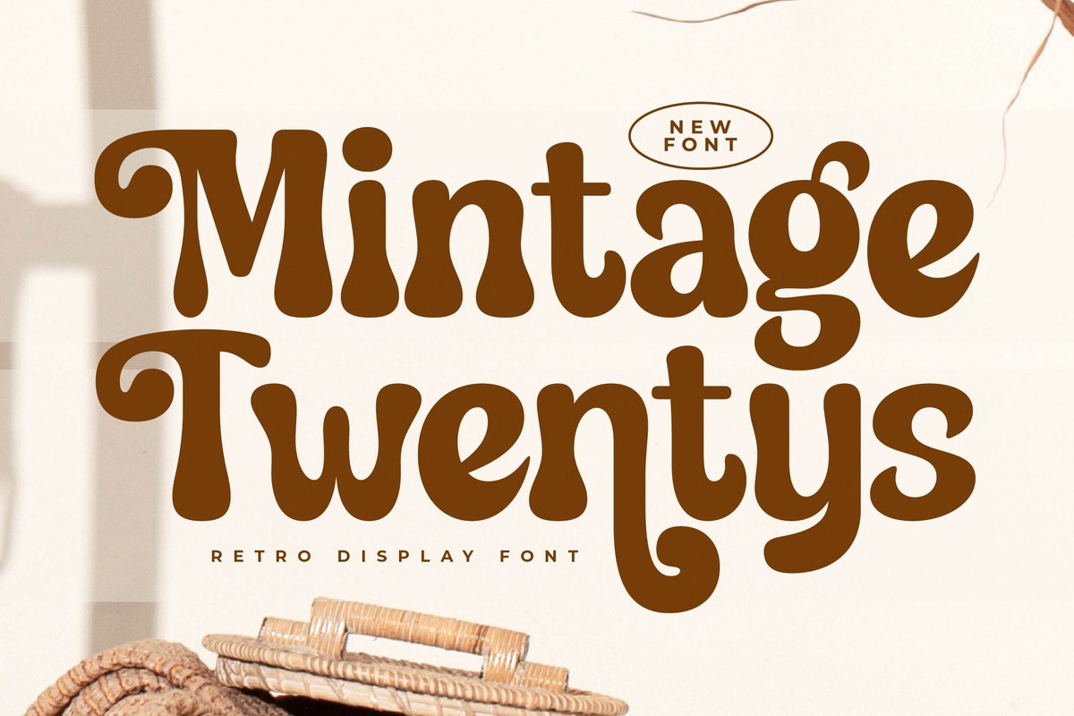 Schriftart Mintage Twentys