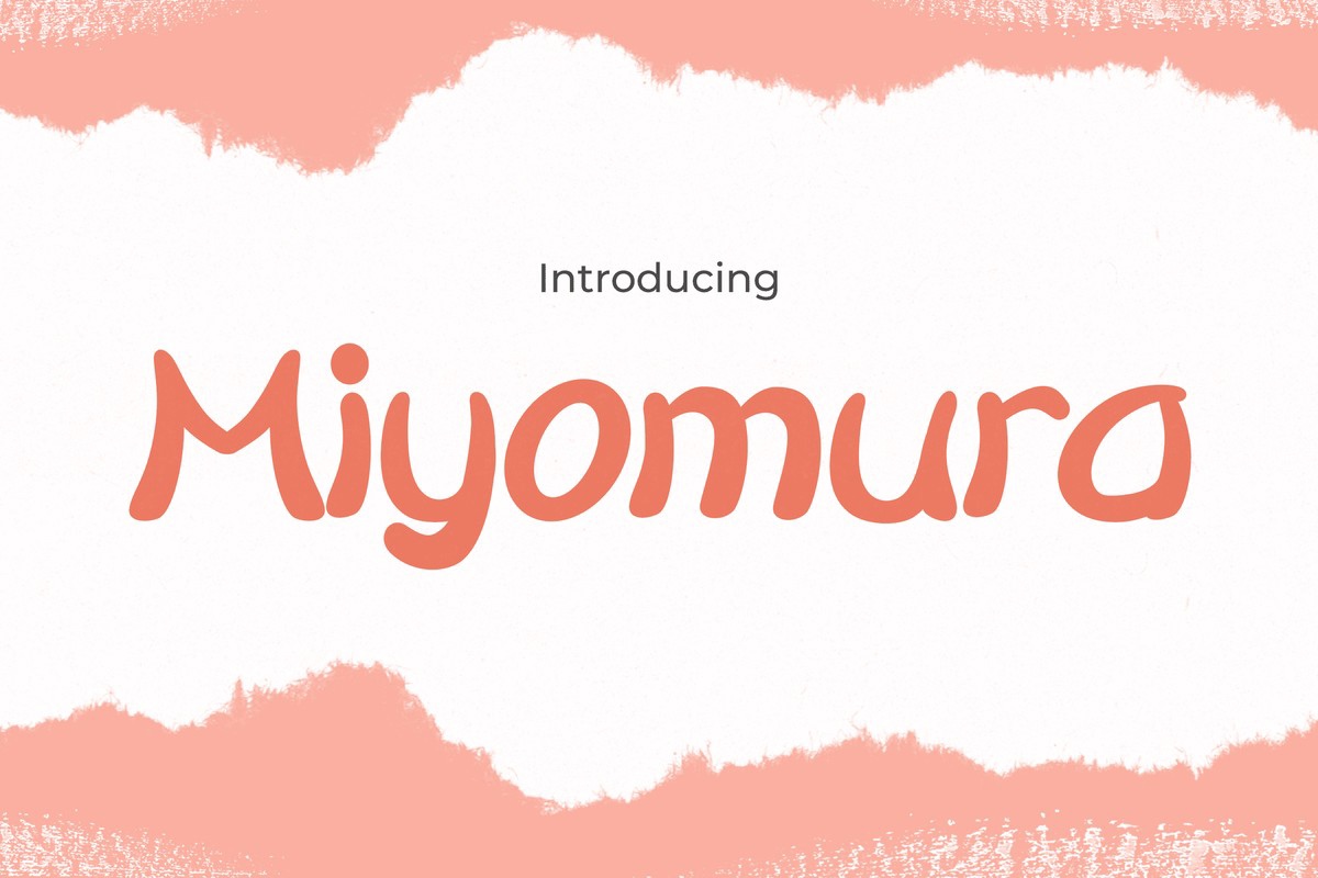 Schriftart Miyomura