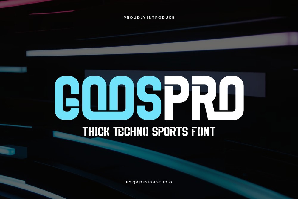 Schriftart Goospro