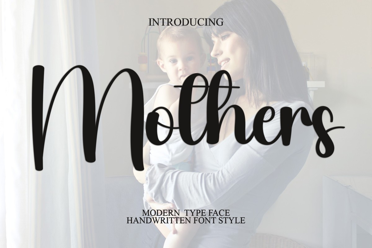 Schriftart Mothers