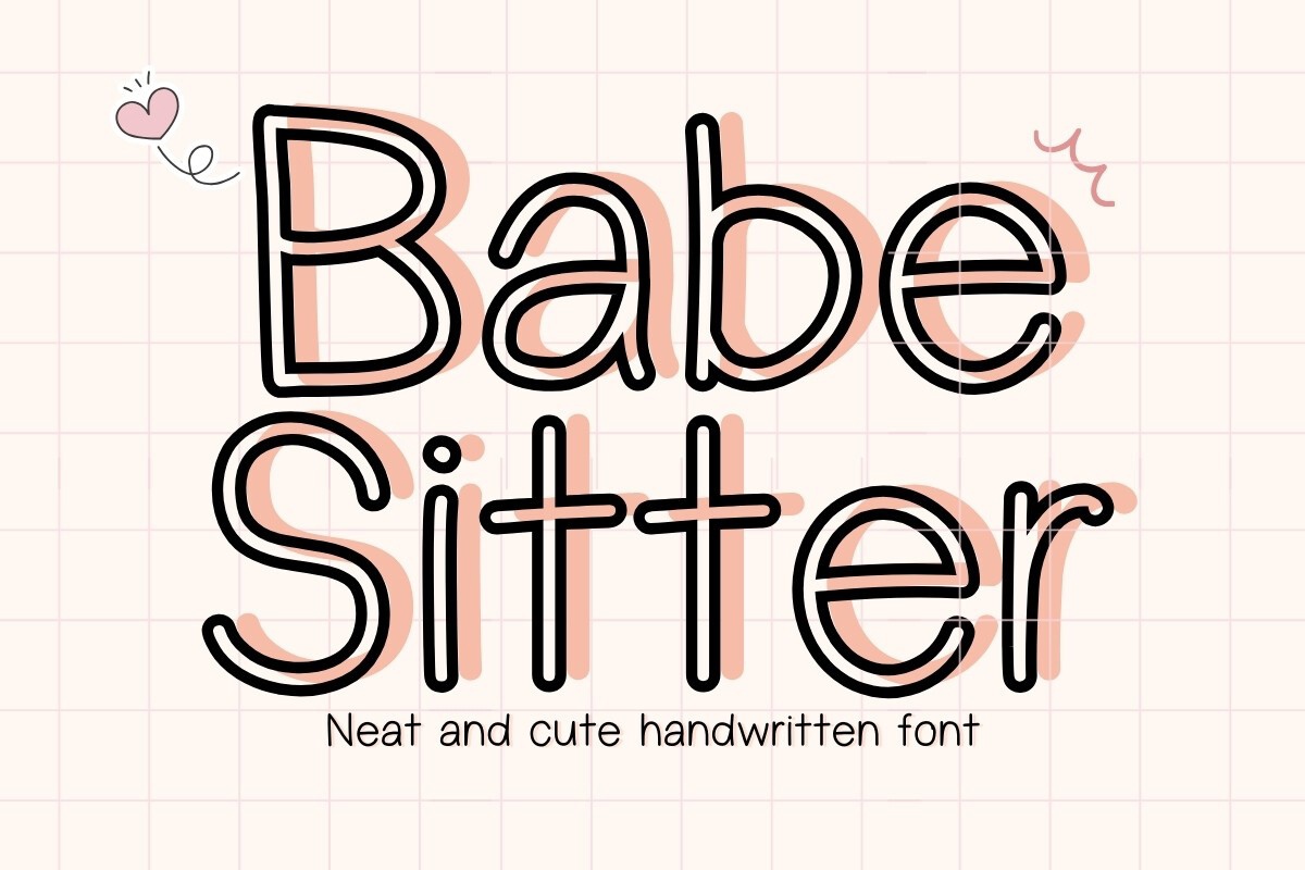 Schriftart BabeSitter