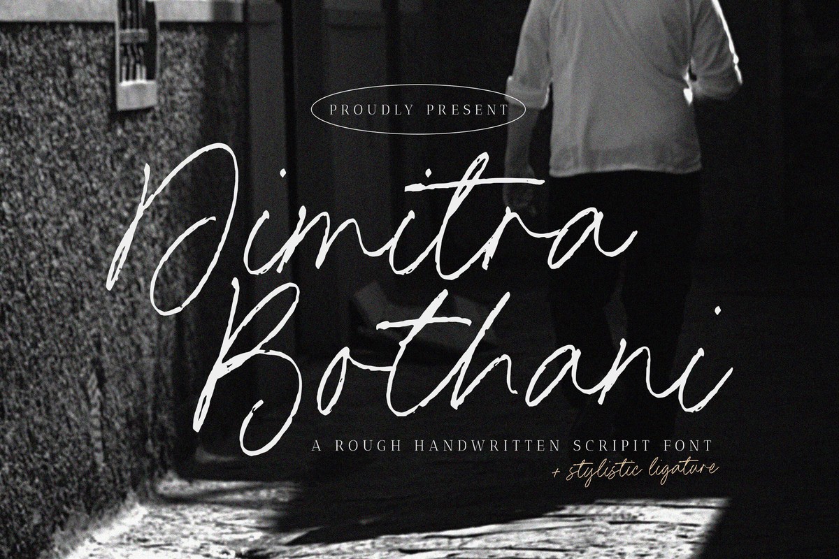 Schriftart Dimitra Bothani