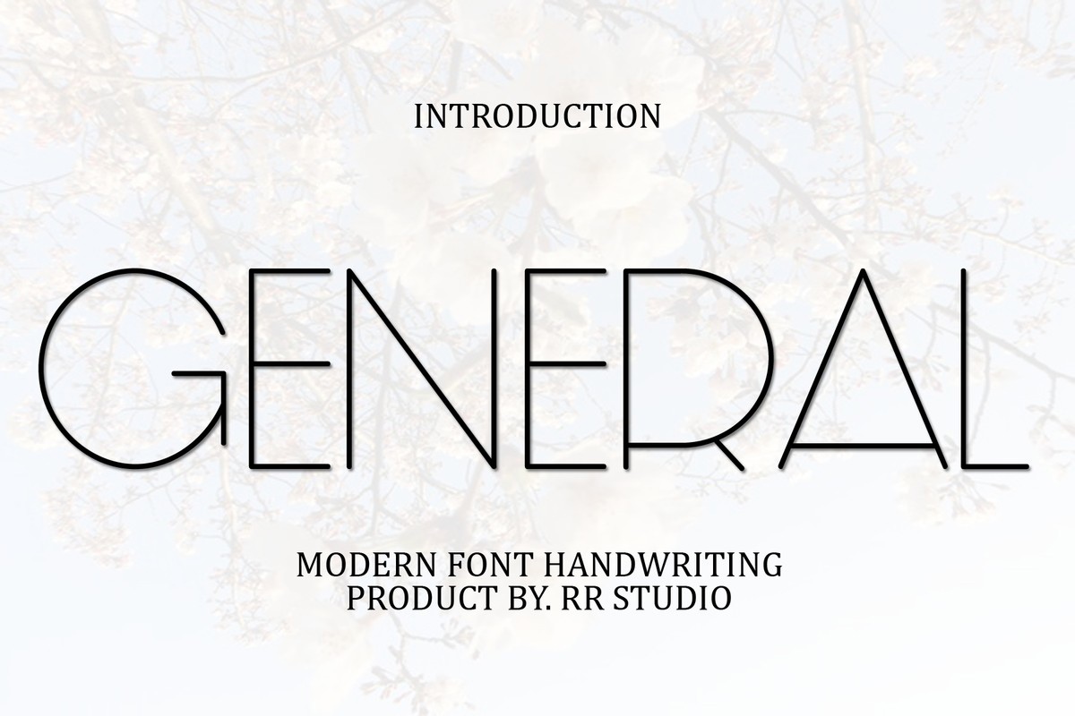 Schriftart General