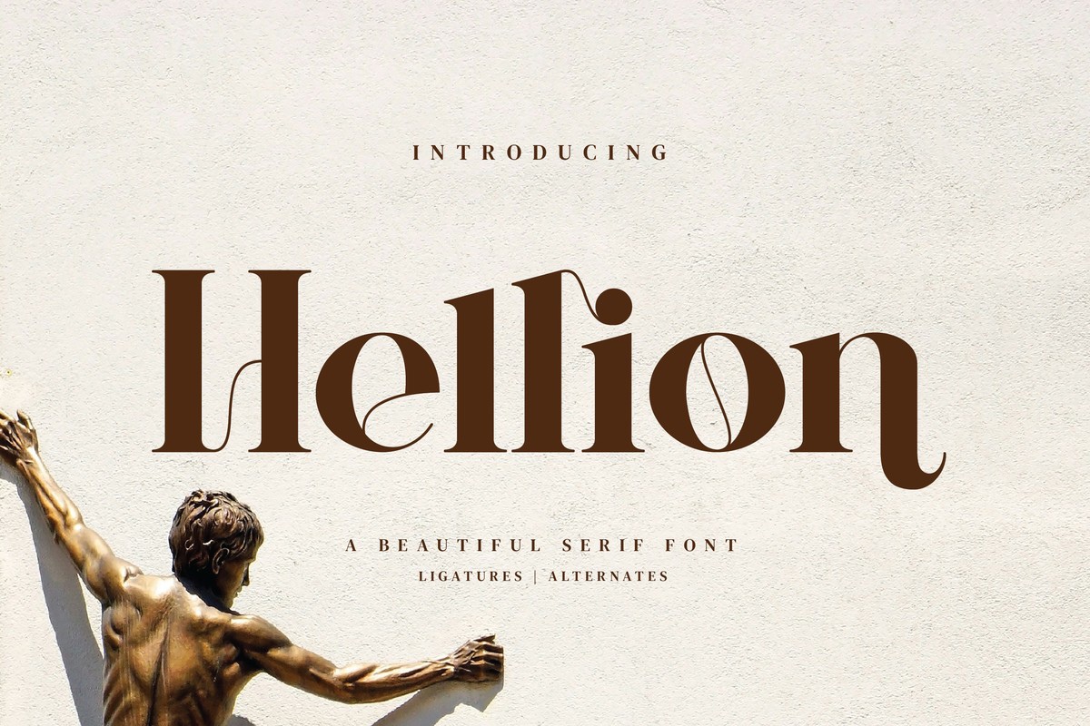 Schriftart Hellion