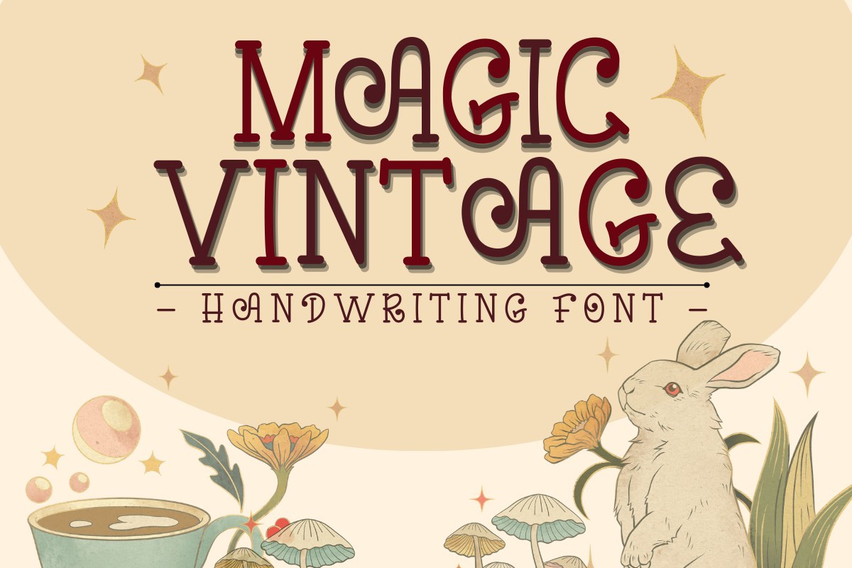 Schriftart Magic Vintage