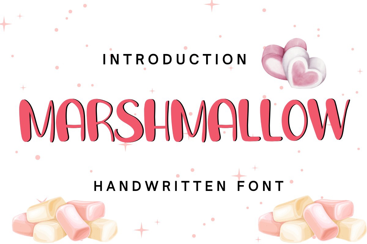 Schriftart Marshmallow