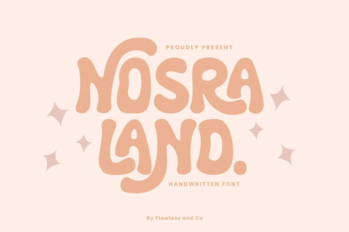 Schriftart Nosra Land