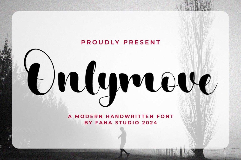 Schriftart Onlymove