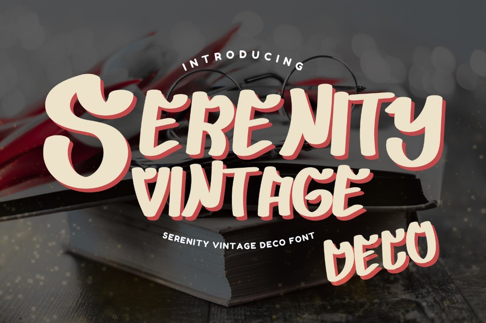 Schriftart Serenity Vintage Deco