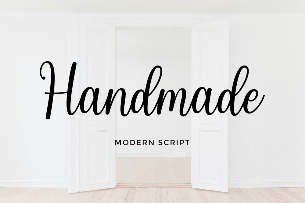 Schriftart Handmade Script