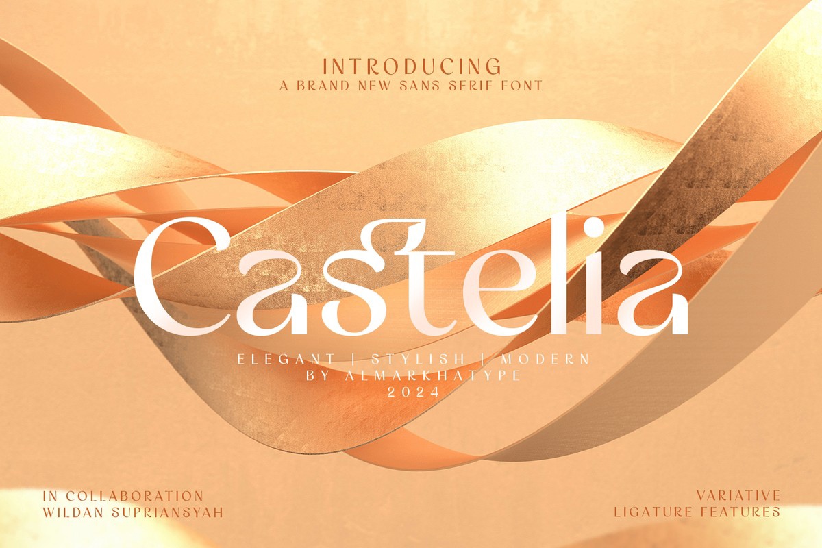 Schriftart Castelia