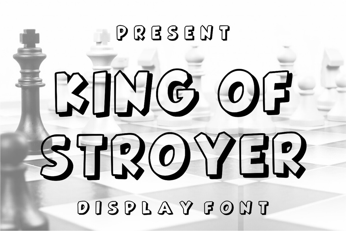 Schriftart King of Stroyer