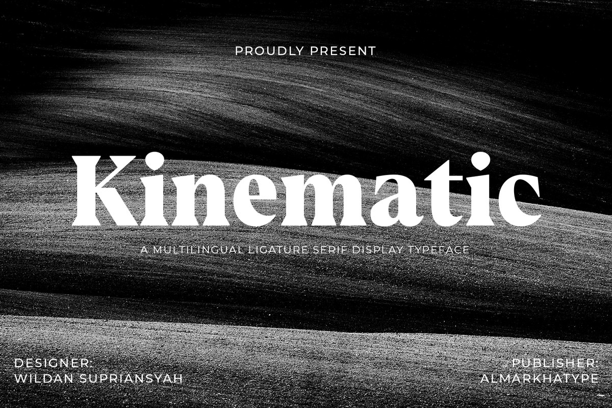 Schriftart Kinematic