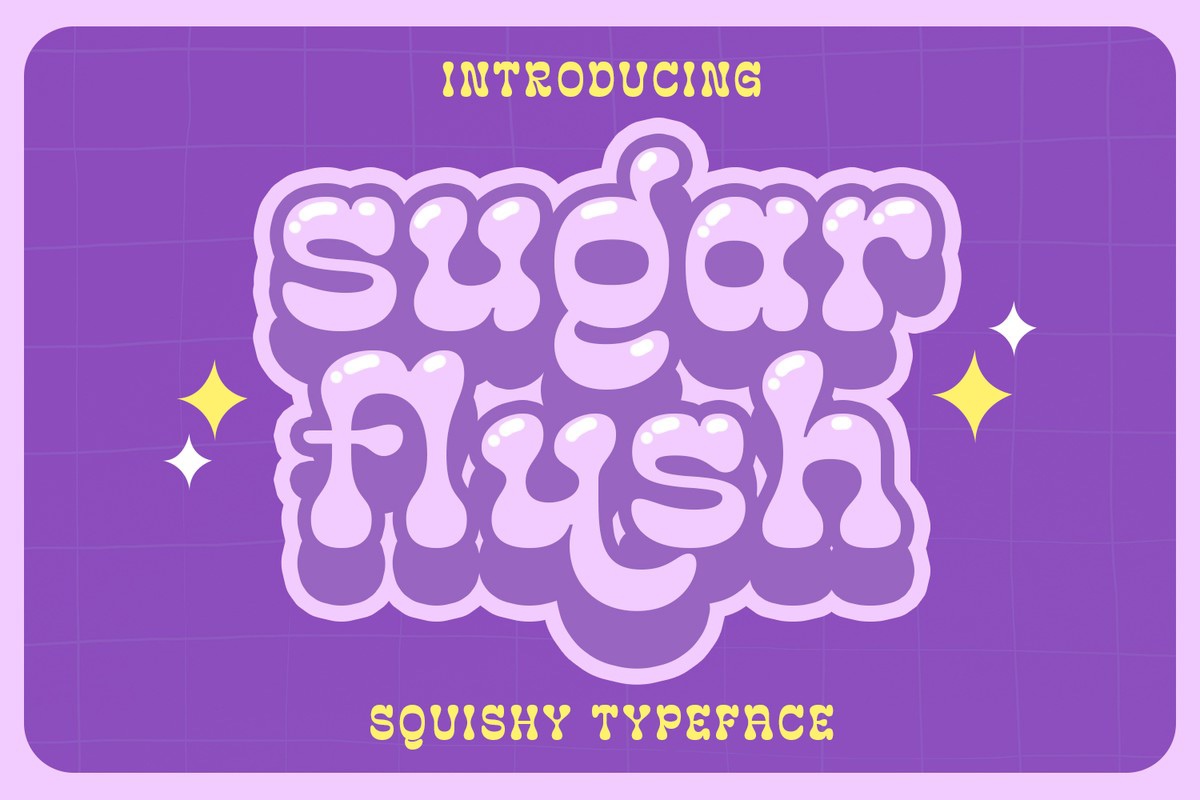 Schriftart Sugar Flush