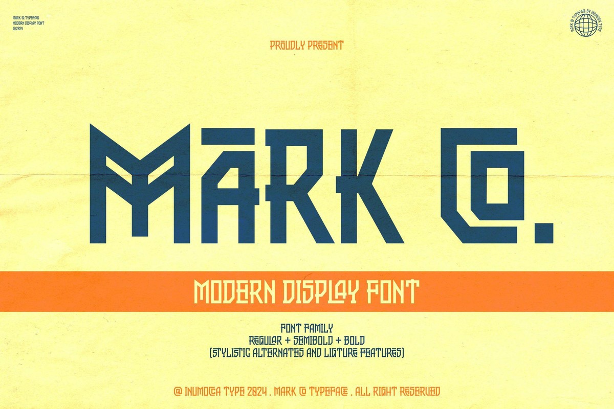 Schriftart Mark Co