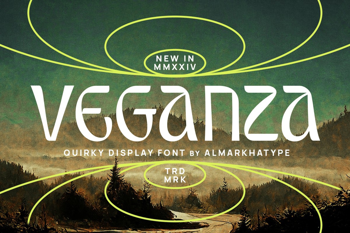 Schriftart Veganza