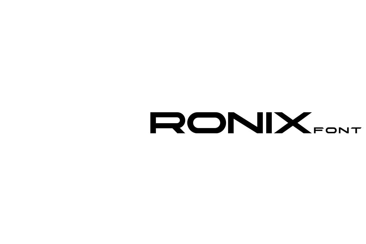 Schriftart Ronix