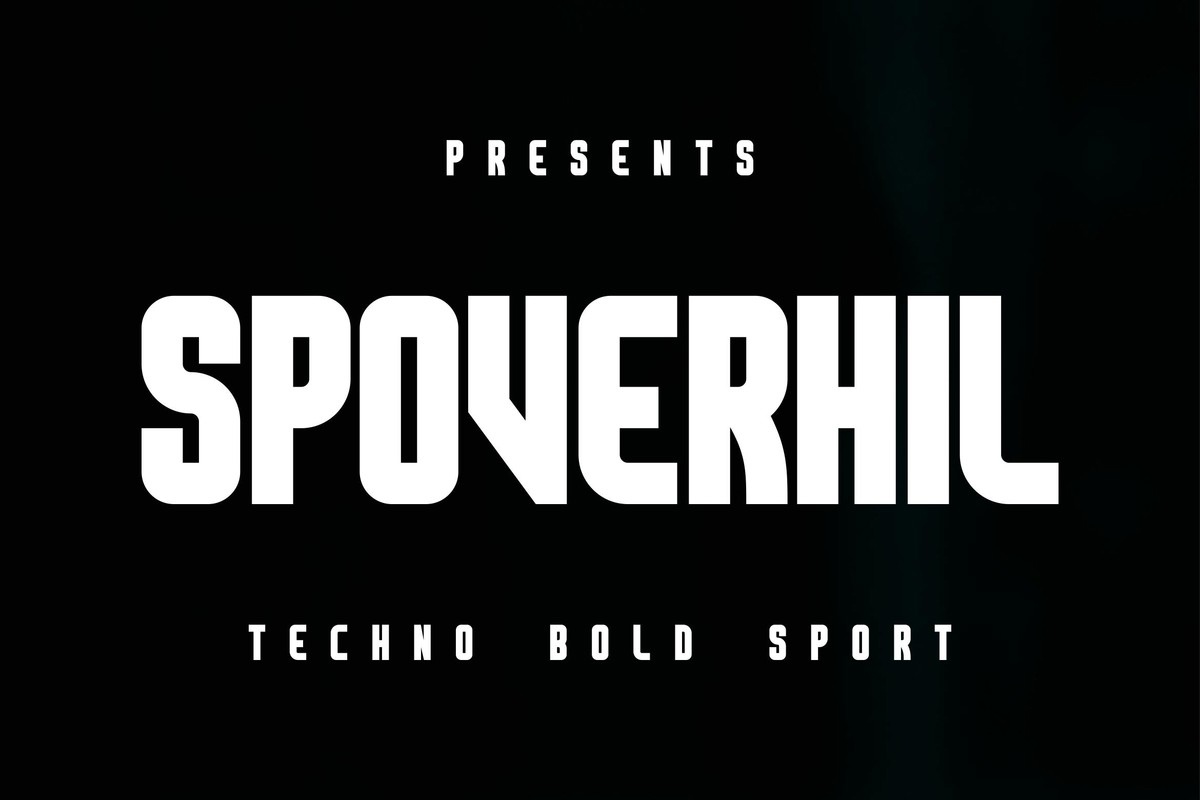 Schriftart Spoverhil