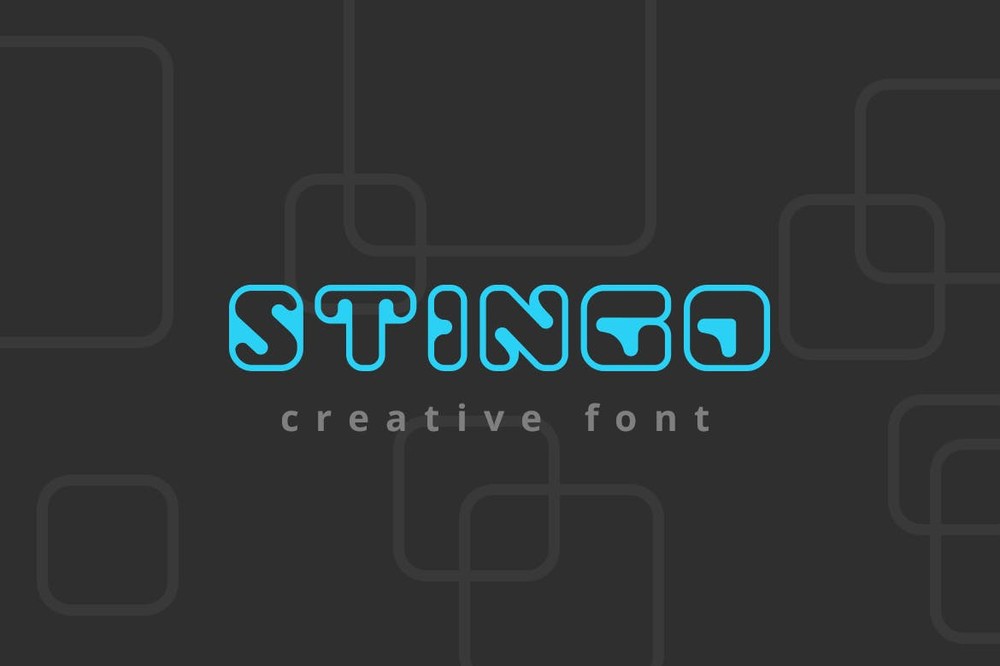 Schriftart Stingo