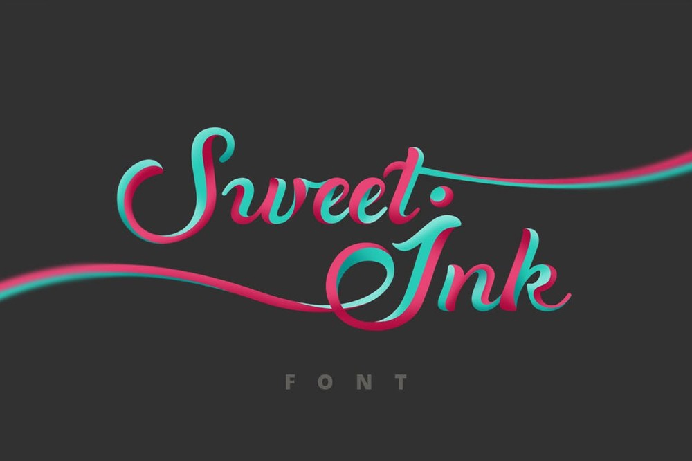 Schriftart Sweet Ink