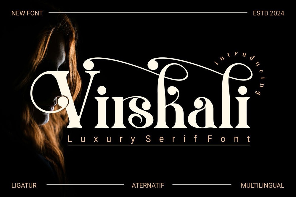 Schriftart Virskali