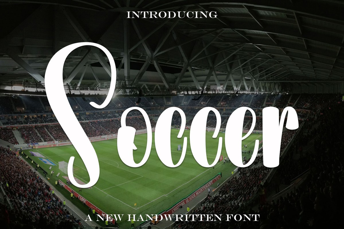 Schriftart Soccer