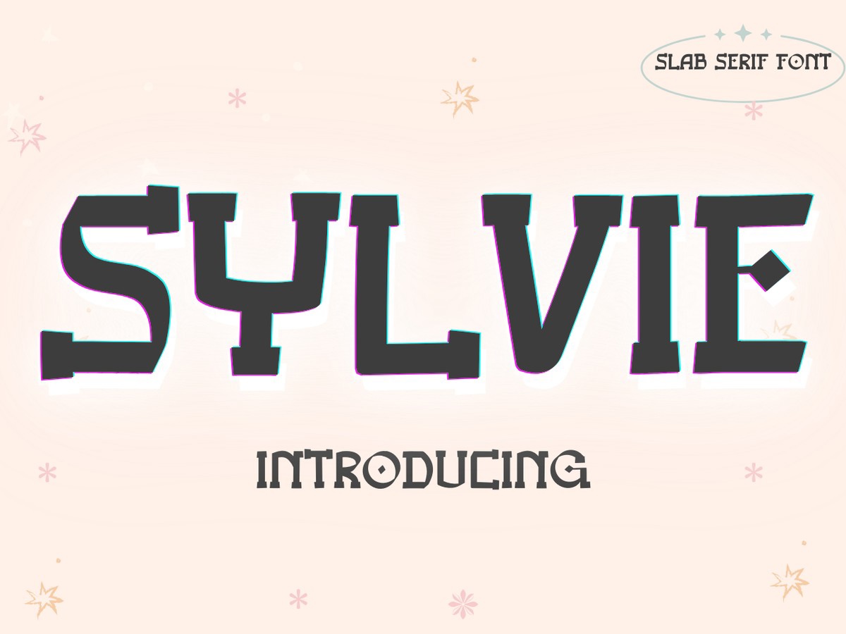 Schriftart Sylvie