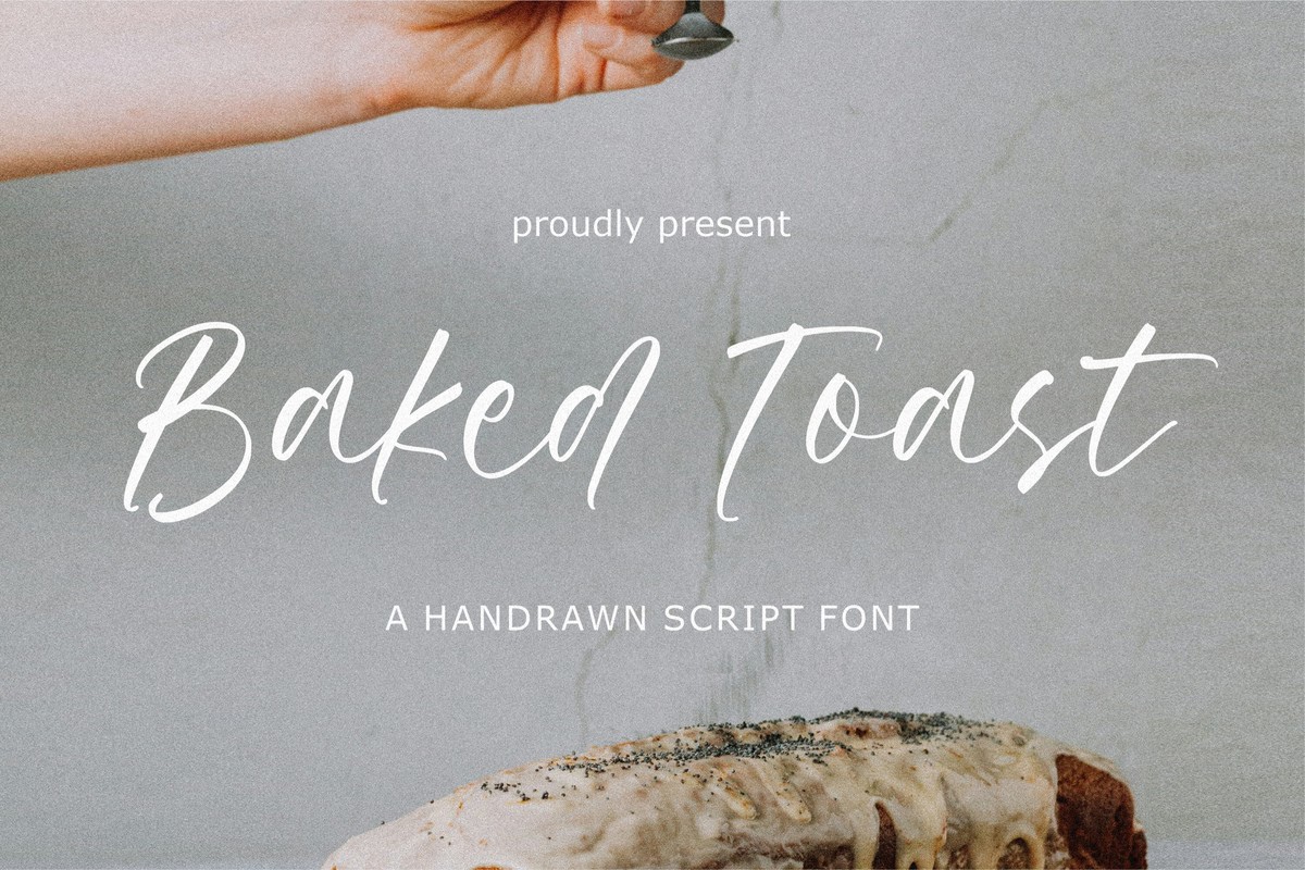 Schriftart Baked Toast