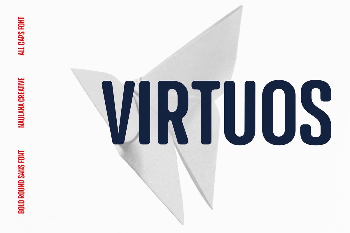 Schriftart Virtuos