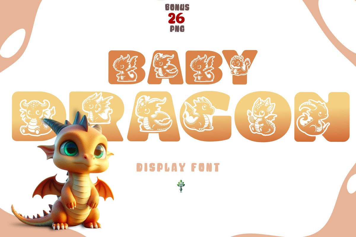 Schriftart Baby Dragon