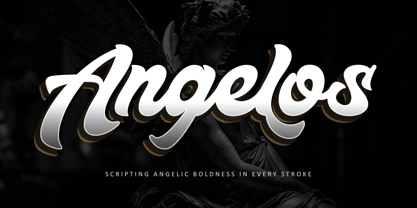 Schriftart Angelos