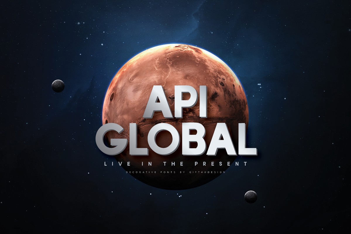 Schriftart Api-Global