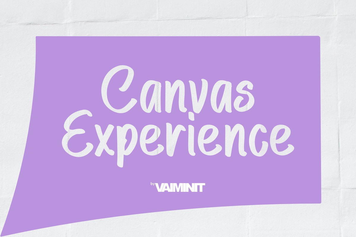 Schriftart Canvas Experience