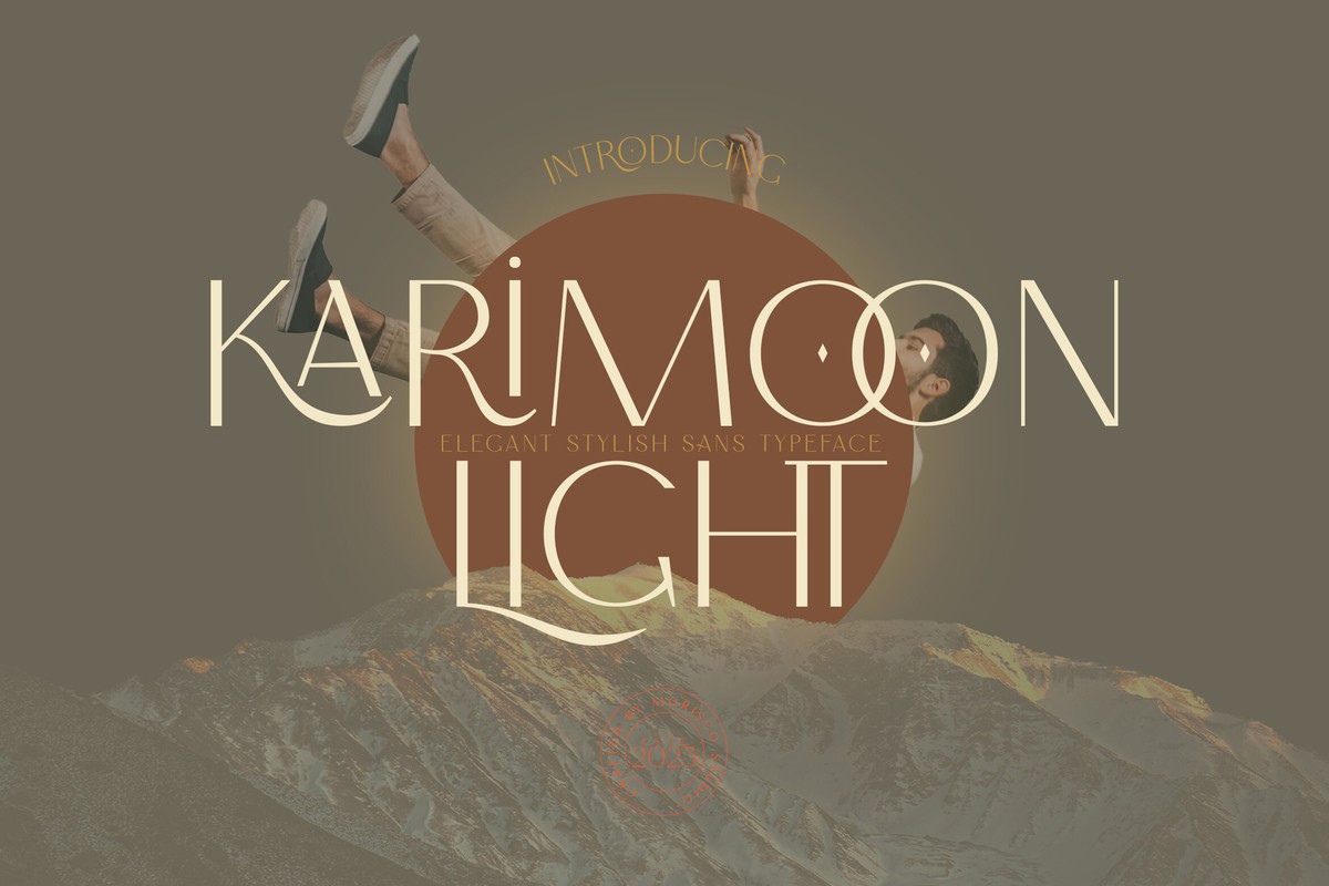 Schriftart Karimoon Light