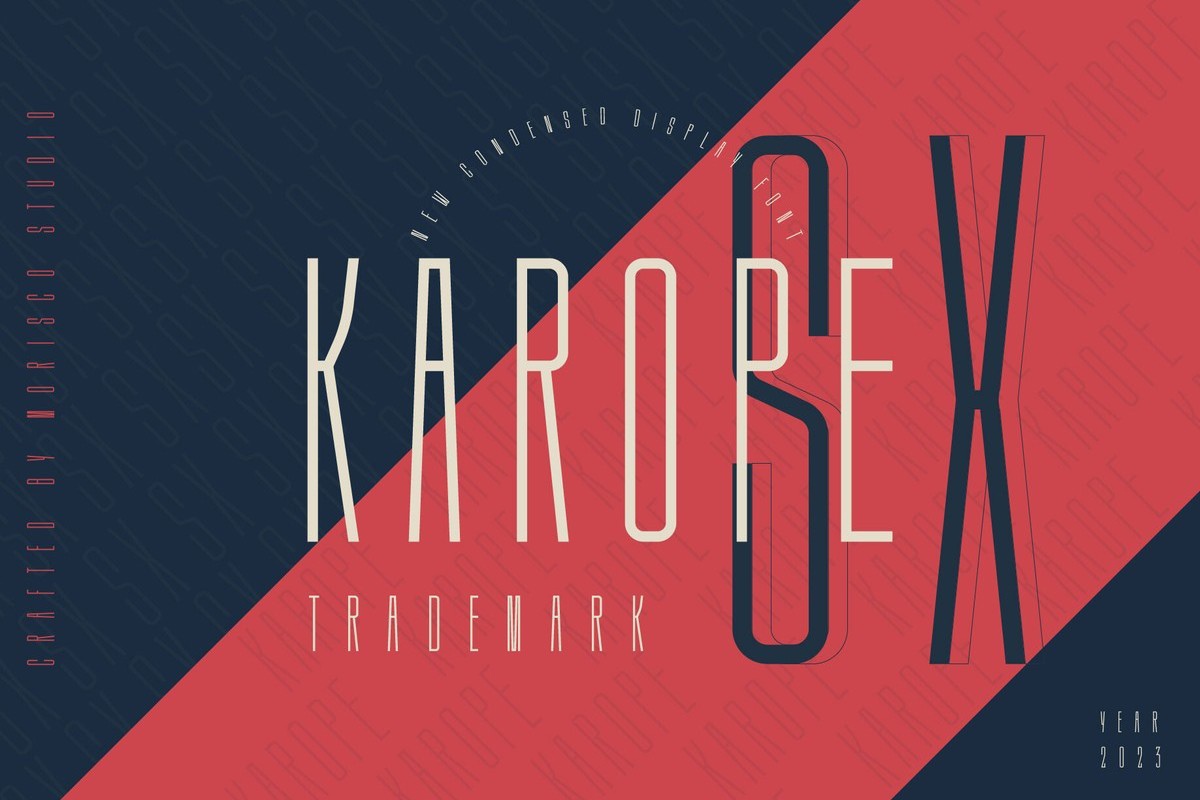 Schriftart Karope SX