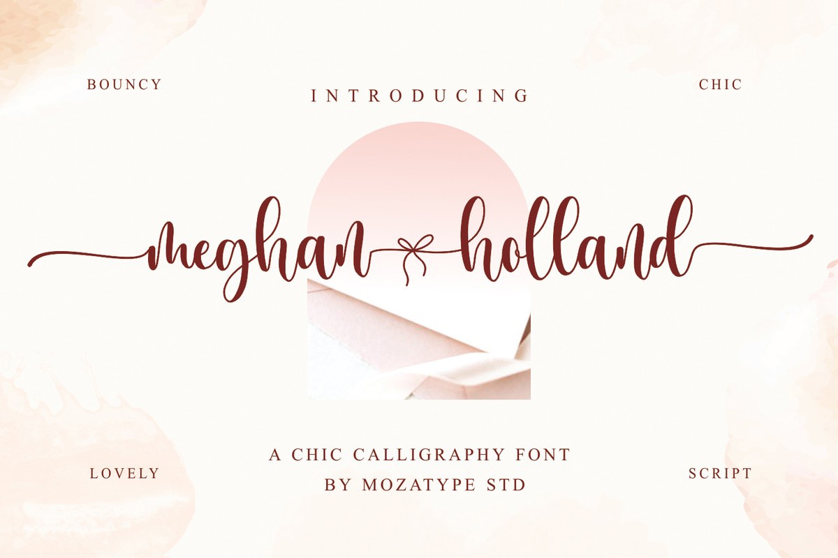 Schriftart Meghan Holland