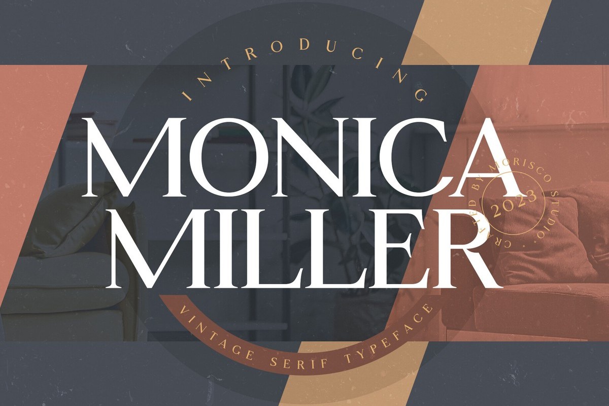 Schriftart Monica Miller