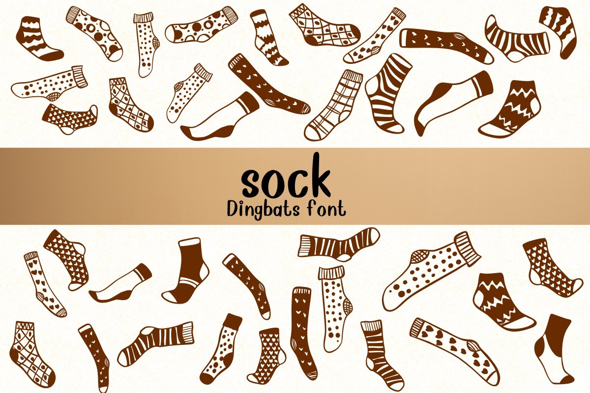 Schriftart Sock