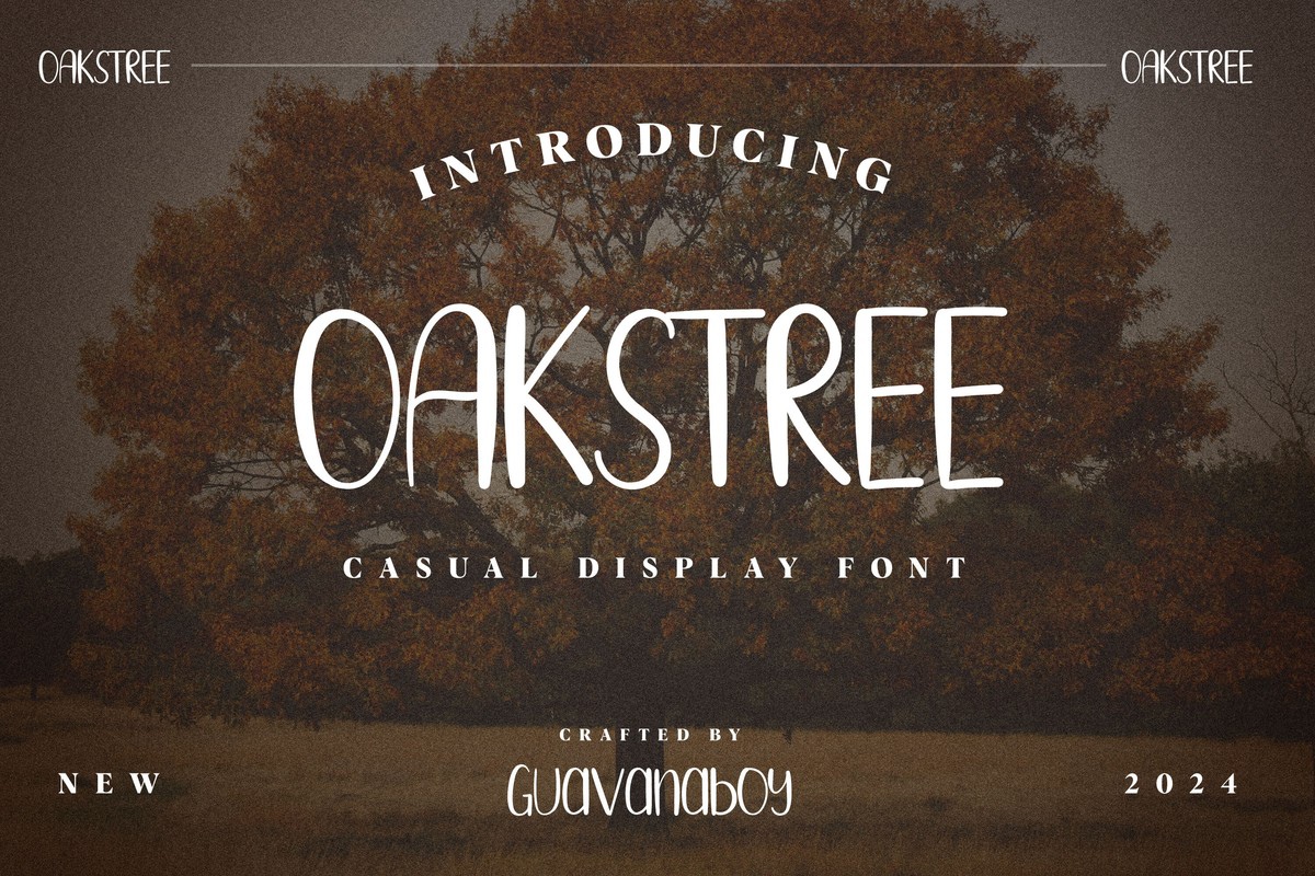 Schriftart Oakstree